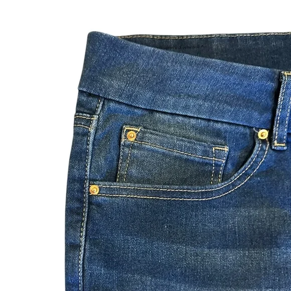 Nanette Lepore Belle High Rise Ankle Skinny stretch jeans size 12 - NWT! - Picture 4 of 7